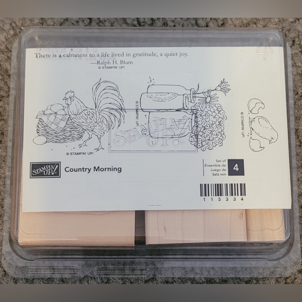 STAMPIN UP RETIRED Country Morning